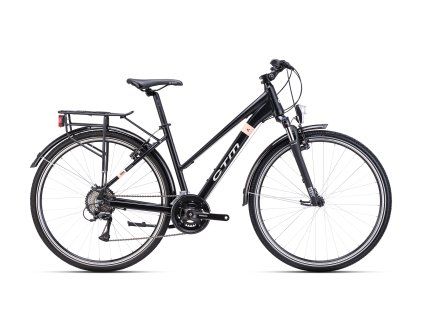 CTM BORA 1.0 trek - matná čierna / pastelová oranžová