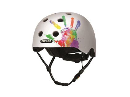 Melon Cyklistická prilba Handprint M/L , Biela (Veľkosť M/L)